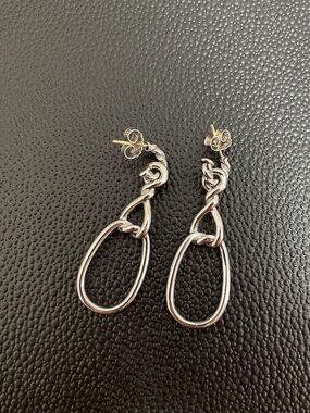 David Yurman Earrings in Sterling Silver D.Y 925